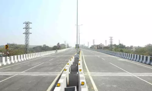 यातायात की समस्या से निपटने के लिए Amberpet फ्लाईओवर को वाहन चालकों के लिए खोला गया यातायात की समस्या से निपटने के लिए Amberpet फ्लाईओवर को वाहन चालकों के लिए खोला गया
