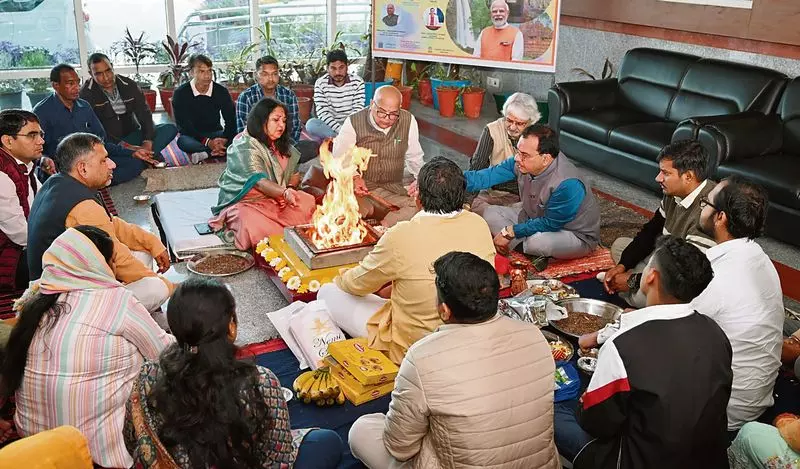 Haryana : कैम्पस नोट्स हवन-पूजन के साथ स्थापना दिवस मनाया गया Haryana : कैम्पस नोट्स हवन-पूजन के साथ स्थापना दिवस मनाया गया