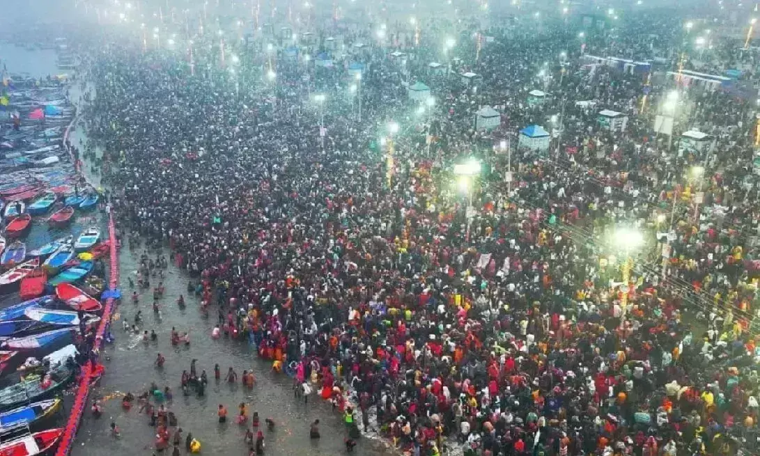 Lucknow: महाकुंभ मेले-2025 ने राज्य की अर्थव्यवस्था में 3 लाख करोड़ रुपये से अधिक का योगदान दिया Lucknow: महाकुंभ मेले-2025 ने राज्य की अर्थव्यवस्था में 3 लाख करोड़ रुपये से अधिक का योगदान दिया