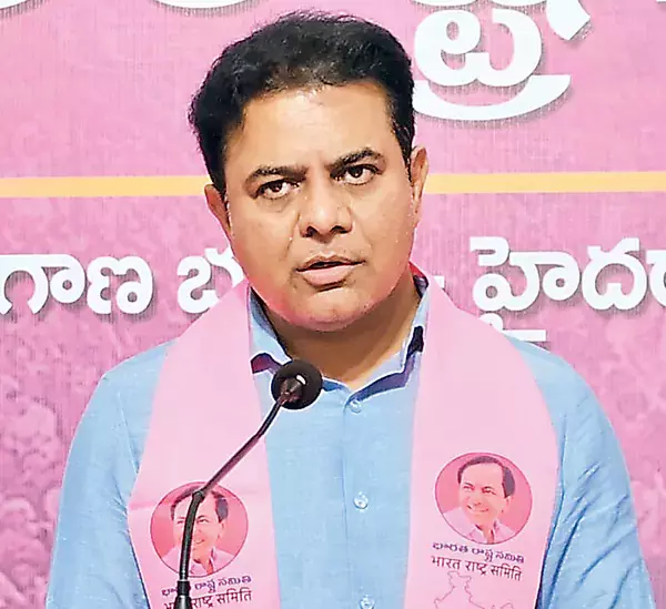 KTR : निर्वाचन क्षेत्रों के पुनर्विभाजन में दक्षिणादी के साथ अन्याय KTR : निर्वाचन क्षेत्रों के पुनर्विभाजन में दक्षिणादी के साथ अन्याय