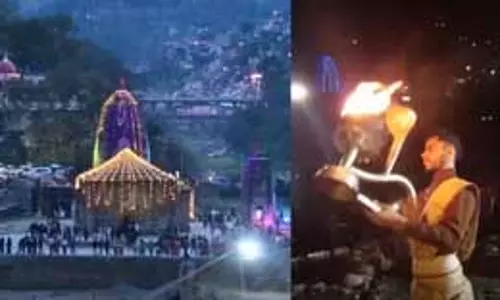 शिव नगरी काशी की तर्ज पर पहली बार छोटी काशी मंडी में हुआ भव्य ब्यास आरती का आयोजन