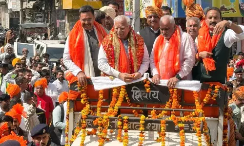 Haryana :  सीएम सैनी के बाद खट्टर ने करनाल में भाजपा के लिए रैली की
