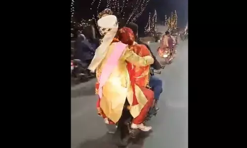 इस दूल्हा-दुल्हन को अपनी शादी की विदाई हमेशा याद रहेगी, जानें पूरा किस्सा