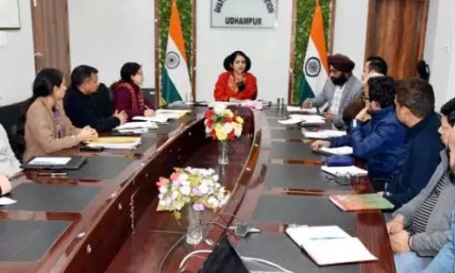 DC Udhampur ने संस्थागत व्यवसाय सहायता तंत्र के निर्माण पर चर्चा की DC Udhampur ने संस्थागत व्यवसाय सहायता तंत्र के निर्माण पर चर्चा की