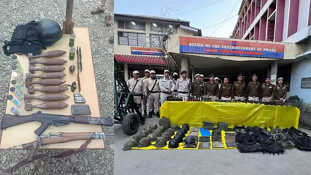 Manipur में अवैध हथियार वापस Manipur में अवैध हथियार वापस