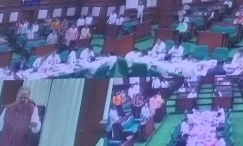 ED जांच को लेकर विधानसभा में कांग्रेस विधायकों ने किया हंगामा