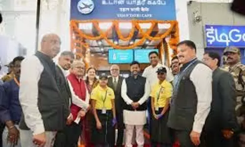 केंद्रीय मंत्री ने चेन्नई हवाई अड्डे पर उड़ान यात्री कैफे का उद्घाटन किया