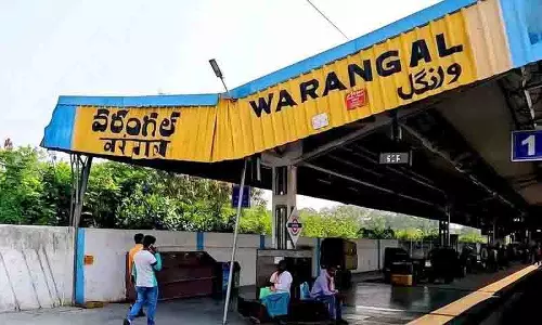 Warangal रेलवे स्टेशन पर विकास कार्य तेज़ गति से