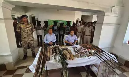 Sundargarh में हथियार-वन्यजीव सामग्री के साथ छह शिकारी गिरफ्तार