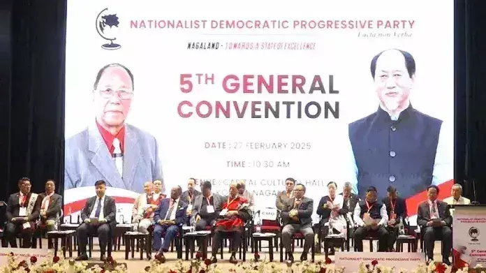 NDPP 5वीं जीसी रियो ने पार्टी की क्षेत्रीय भूमिका की पुष्टि की
