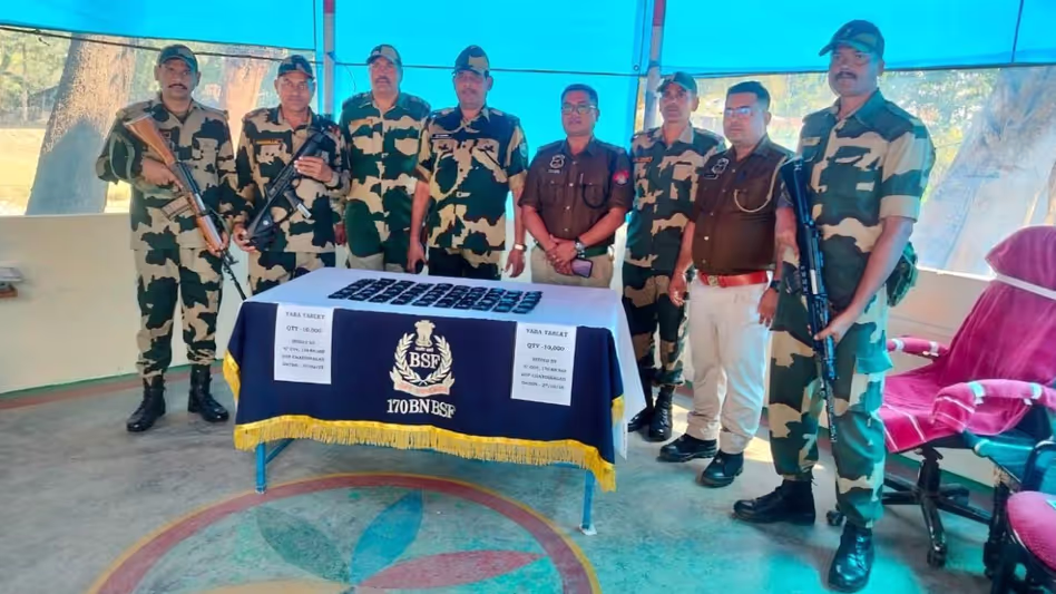 Assam पुलिस ने भारत-बांग्लादेश सीमा के पास 3 करोड़ रुपये की ड्रग्स जब्त