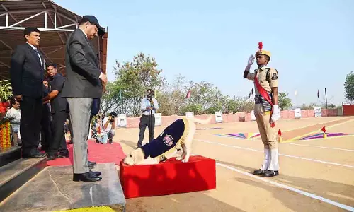 Hyderabad: उच्च प्रशिक्षित पुलिस कुत्ते आगामी चुनौतियों के लिए तैयार