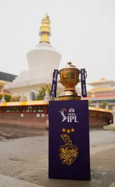 Sikkim : केकेआर आईपीएल ट्रॉफी गंगटोक लेकर आई Sikkim : केकेआर आईपीएल ट्रॉफी गंगटोक लेकर आई