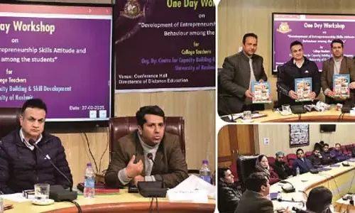 केयू ने कॉलेज शिक्षकों के लिए उद्यमिता कौशल पर कार्यशाला आयोजित की