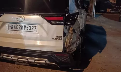 Accident : भाजपा प्रदेश अध्यक्ष बी.वाई.विजेंद्र की कार को लॉरी ने टक्कर मारी
