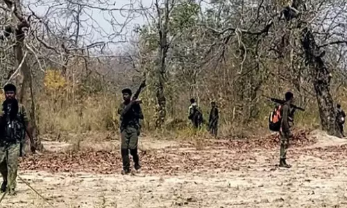 सुकमा जंगल में गोलीबारी, चारों तरफ गोलियों की गूंज सुकमा जंगल में गोलीबारी, चारों तरफ गोलियों की गूंज