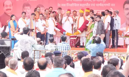 जगदलपुर निगम के महापौर संजय पांडे ने ली शपथ