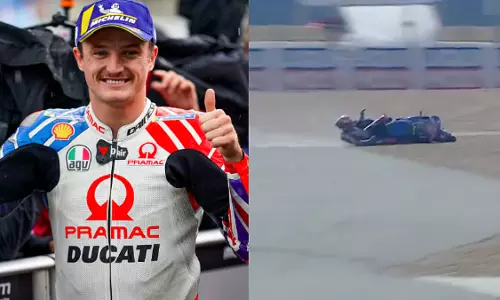 MotoGP: जैक मिलर थाईलैंड ग्रैंड प्रिक्स में टिसोट स्प्रिंट में दुर्घटनाग्रस्त