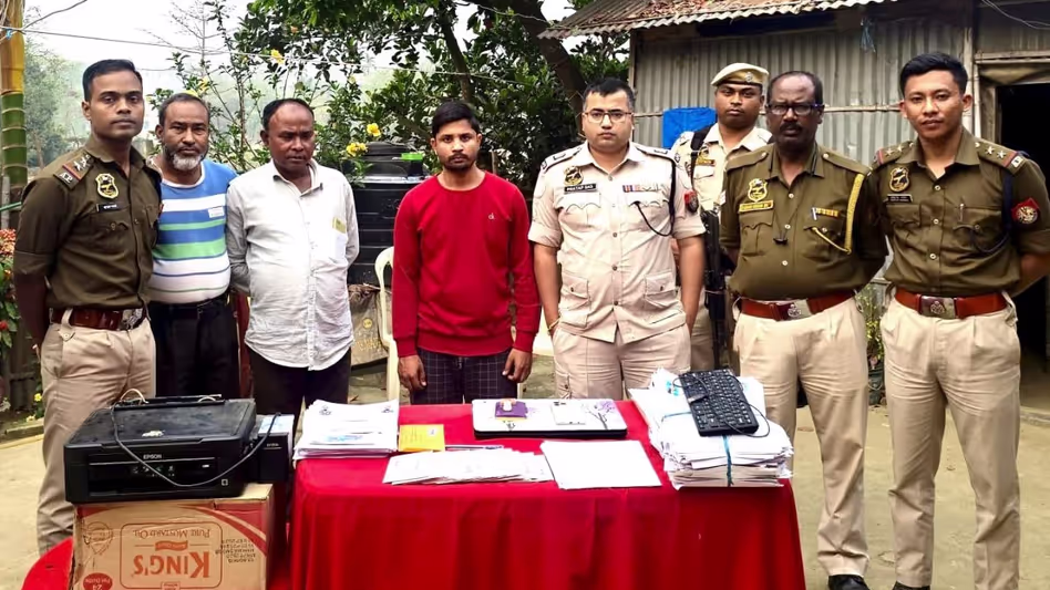 Assam : मनकाचर में फर्जी पैन कार्ड रैकेट का भंडाफोड़, एक गिरफ्तार