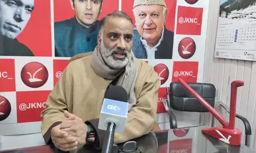 Srinagar एनसी नेता सलमान सागर ने भाजपा पर निशाना साधा