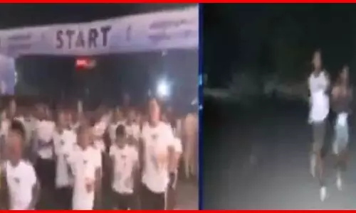 नारायणपुर में अबूझमाड़ शांति हाफ मैराथन का आगाज