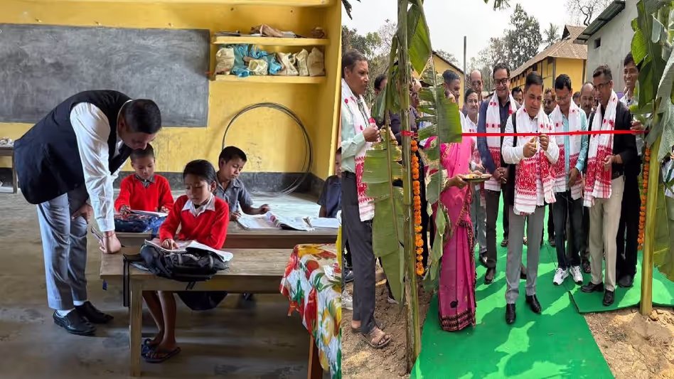 Assam : कामरूप दास देबा कुमार मिश्रा ने बोको और चायगांव विकास खंडों का दौरा किया