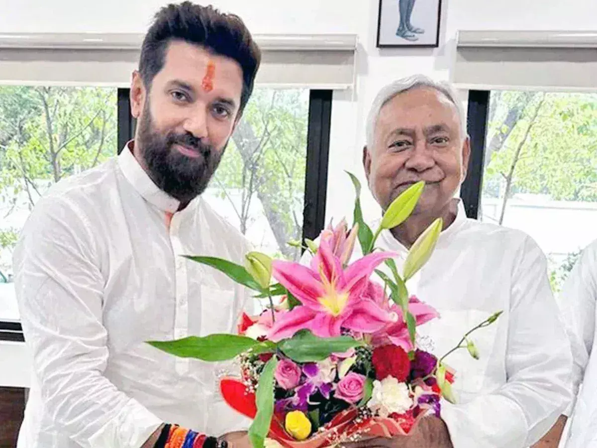 Patna: नीतीश कुमार एक बार फिर से बिहार के सीएम बनेंगे: चिराग पासवान