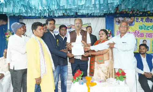 छत्तीसगढ़ धीवर समाज कोटनी परगना के वार्षिक अधिवेशन में शामिल हुए बृजमोहन अग्रवाल