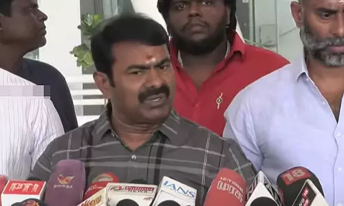 Tamil Nadu : क्या मैं यौन अपराधी हूं? सीमन का कनिमोझी को जवाब Tamil Nadu : क्या मैं यौन अपराधी हूं? सीमन का कनिमोझी को जवाब