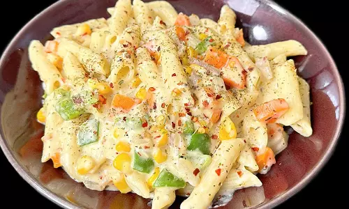 White Sauce Pasta लजीज चटपटी डिश बेस्ट ऑप्शन White Sauce Pasta लजीज चटपटी डिश बेस्ट ऑप्शन