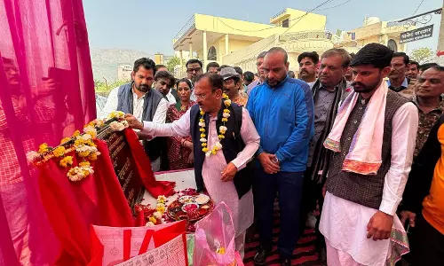 Ajmer: विधानसभा अध्यक्ष ने किया 88 लाख रूपए की सड़क निर्माण कार्य का शुभारम्भ