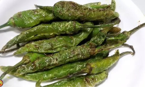 हरी मिर्च फ्राई रेसिपी