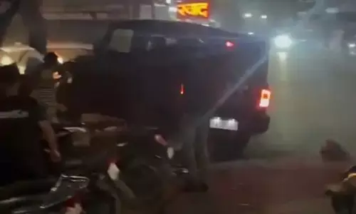 थार का कहर, कोरबा में कई वाहनों को मारी ठोकर थार का कहर, कोरबा में कई वाहनों को मारी ठोकर