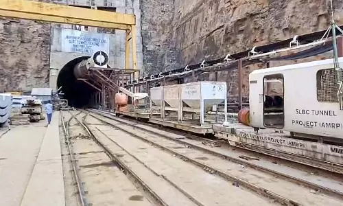 सॉफ्ट रॉक की समस्याओं ने SLBC टनल पर पुनर्विचार को मजबूर किया सॉफ्ट रॉक की समस्याओं ने SLBC टनल पर पुनर्विचार को मजबूर किया