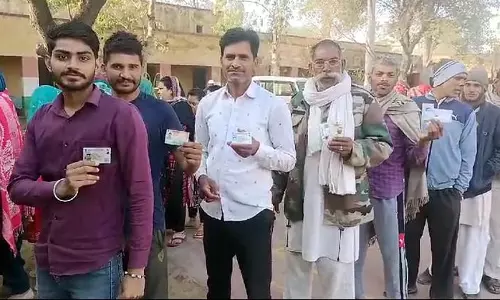 भिवानी में नगर निकाय चुनाव में 75.4% मतदान