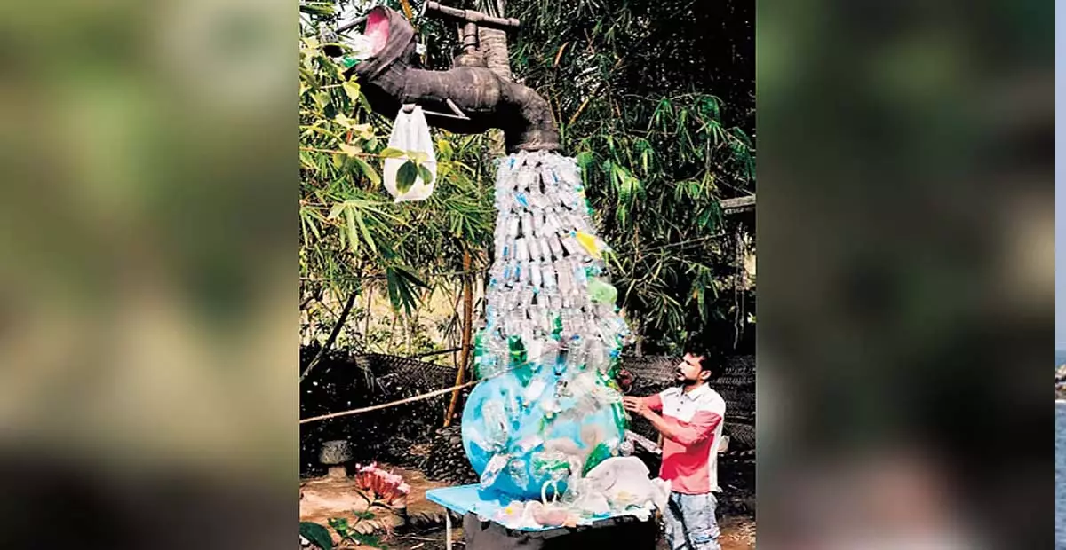 Kerala: शिबू वेट्टम ने प्लास्टिक प्रदूषण के खिलाफ अभियान शुरू किया Kerala: शिबू वेट्टम ने प्लास्टिक प्रदूषण के खिलाफ अभियान शुरू किया