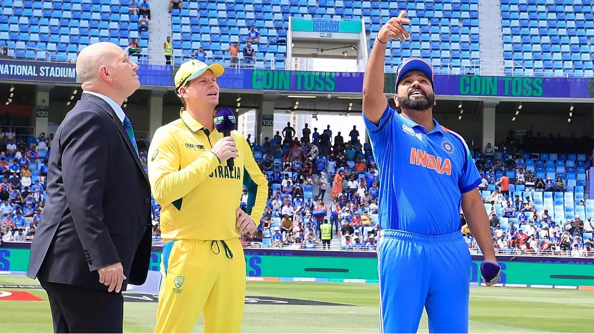 ICC चैम्पियंस ट्रॉफी: ऑस्ट्रेलिया ने जीता टॉस, लिए ये फैसला ICC चैम्पियंस ट्रॉफी: ऑस्ट्रेलिया ने जीता टॉस, लिए ये फैसला
