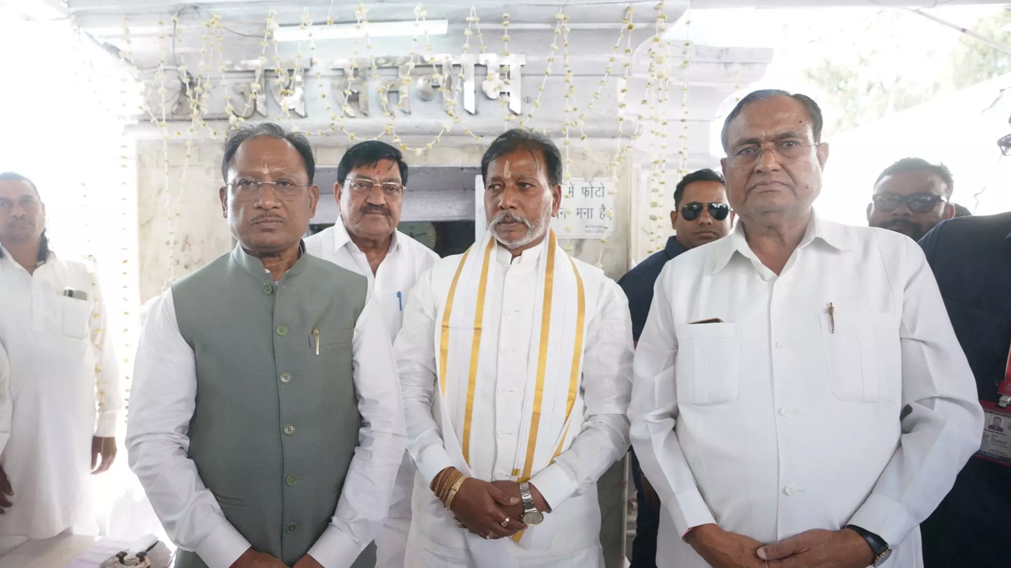 गिरौदपुरी धाम में CM साय ने जैतखाम की पूजा-अर्चना की गिरौदपुरी धाम में CM साय ने जैतखाम की पूजा-अर्चना की