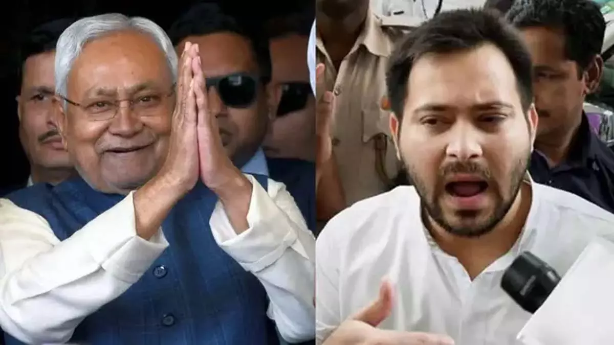 Bihar विधानसभा में तेजस्वी से बहस के दौरान नीतीश कुमार ने लालू यादव पर साधा निशाना Bihar विधानसभा में तेजस्वी से बहस के दौरान नीतीश कुमार ने लालू यादव पर साधा निशाना