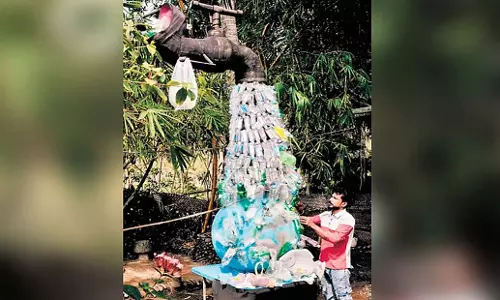 Kerala: शिबू वेट्टम ने प्लास्टिक प्रदूषण के खिलाफ अभियान शुरू किया