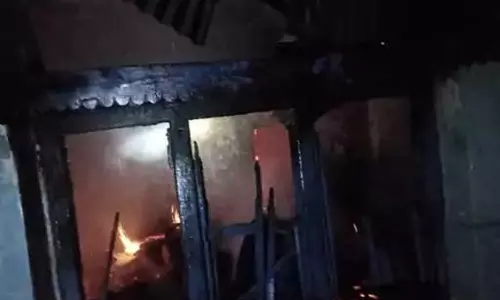 आग फिर घर में ब्लास्ट, आधी रात सहमे  मोहल्ले वाले