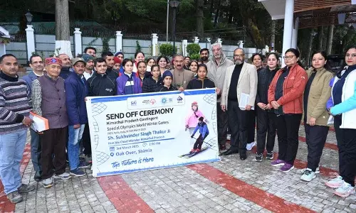 सुखु ने इटली में विशेष ओलंपिक के लिए एथलीटों को रवाना किया