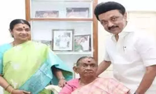 सीएम स्टालिन की मां दयालु अम्माल अस्पताल में भर्ती सीएम स्टालिन की मां दयालु अम्माल अस्पताल में भर्ती