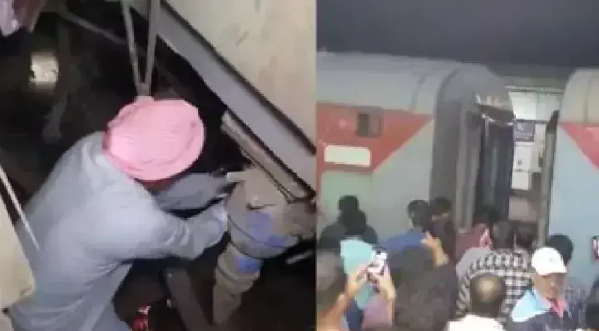 Chandauli: चंदौली में बड़ा रेल हादसा टला, ट्रेन की रफ्तार धीमी थी Chandauli: चंदौली में बड़ा रेल हादसा टला, ट्रेन की रफ्तार धीमी थी