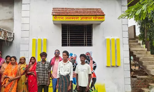 विशेष पिछड़ी जनजाति के परिवारों को मिला प्रधानमंत्री आवास योजना का लाभ