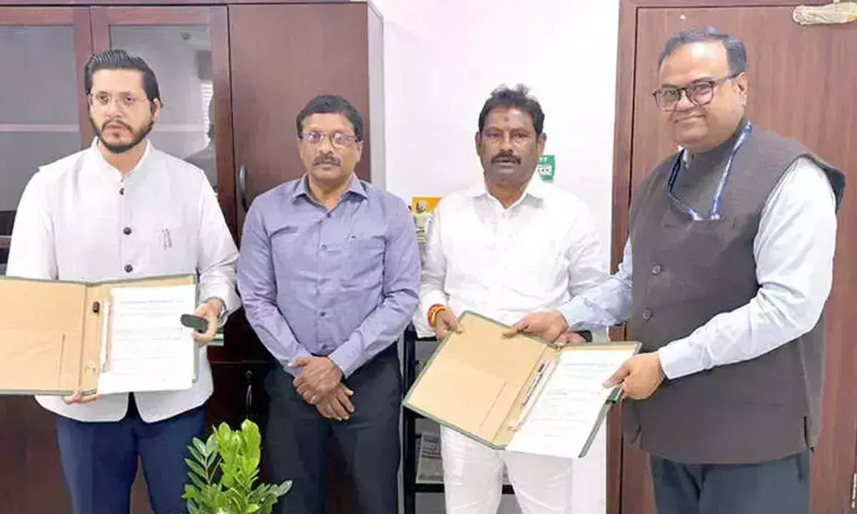 Andhra: कृषि निर्यात को बढ़ावा देने के लिए एपीमार्कफेड और एनसीईएल ने हाथ मिलाया