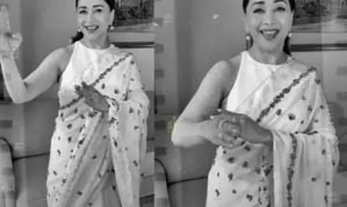 माधुरी दीक्षित ने मोहम्मद रफी के क्लासिक हिट ओ मेरा सोना पर शेयर किया वीडियो