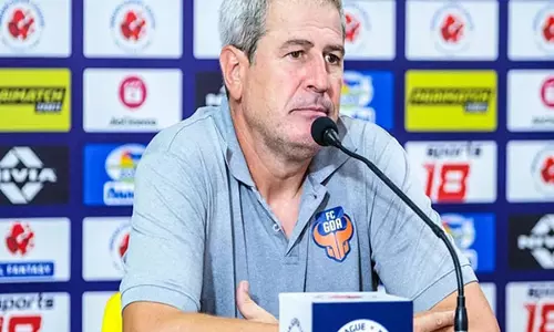 FC Goa के बॉस मनोलो मार्केज़ मोहम्मडन एससी पर 2-0 की जीत से खुश हैं FC Goa के बॉस मनोलो मार्केज़ मोहम्मडन एससी पर 2-0 की जीत से खुश हैं