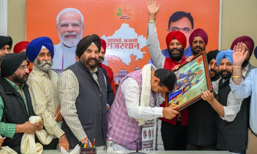 Jaipur: छात्रावास के लिए भूमि आवंटन की घोषणा के लिए जताया आभार Jaipur: छात्रावास के लिए भूमि आवंटन की घोषणा के लिए जताया आभार
