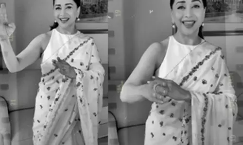 Madhuri Dixit ने मोहम्मद रफी के क्लासिक हिट ओ मेरा सोना को आधुनिक ट्विस्ट के साथ फिर से बनाया